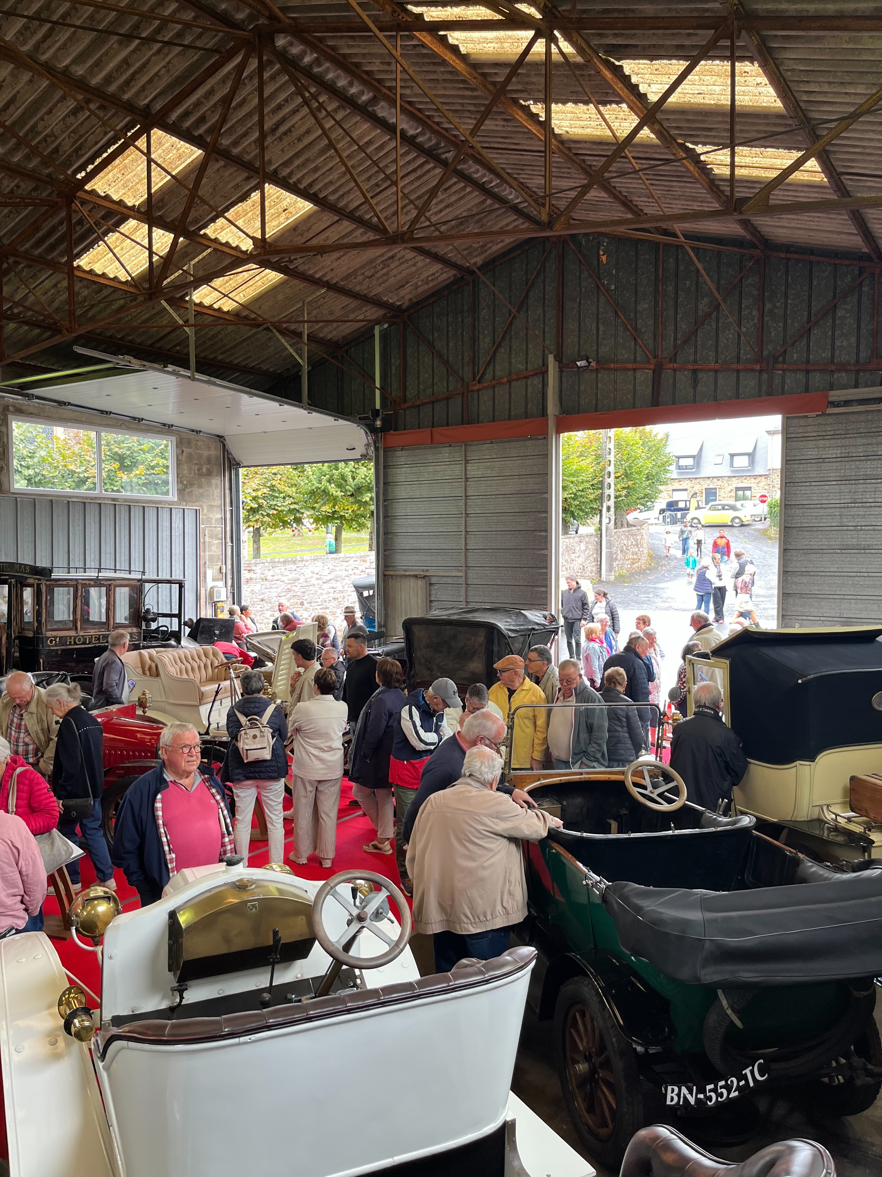 Atelier familial du Garage d’Albert, en Normandie, pendant les Journées Européennes du Patrimoine