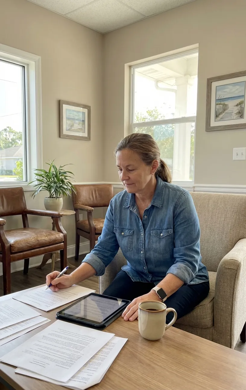 "RockN' Socials Digital Marketing Agency work session in cozy office setting."