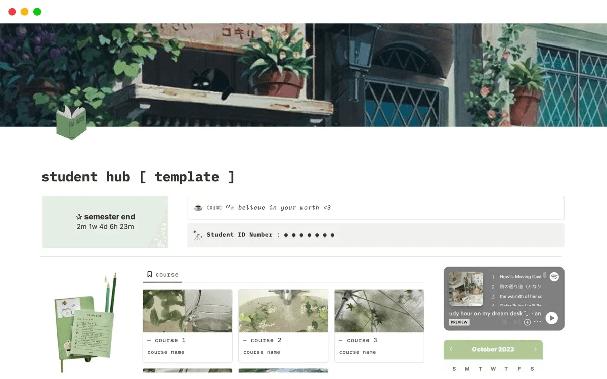 Best Free Aesthetic Notion Templates