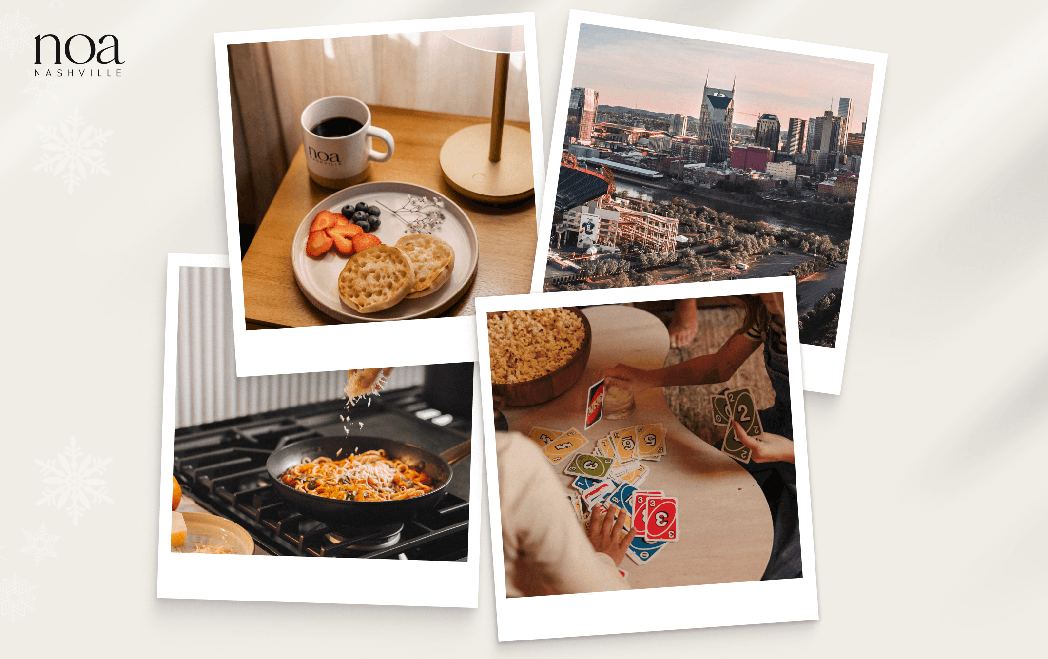 Modern luxury rental interior at Noa Nashville