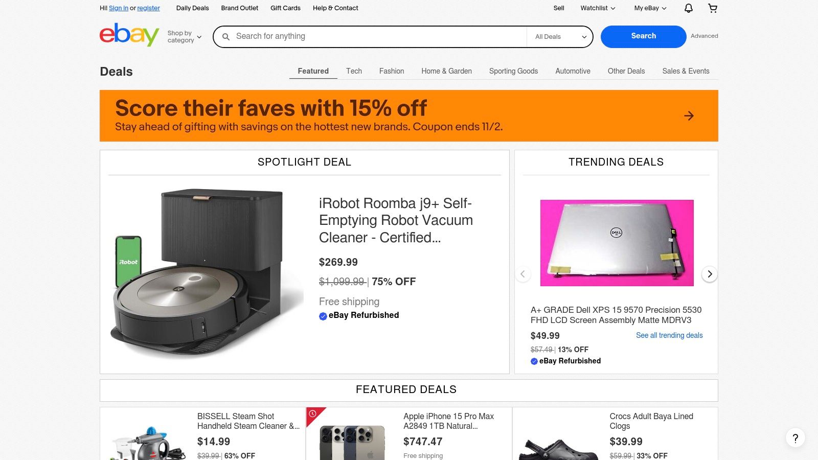 eBay Trending Deals