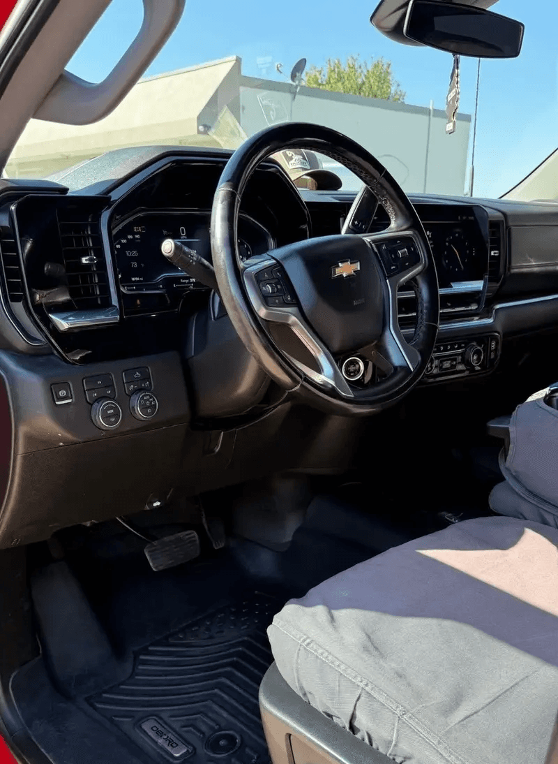 clean interior of a car