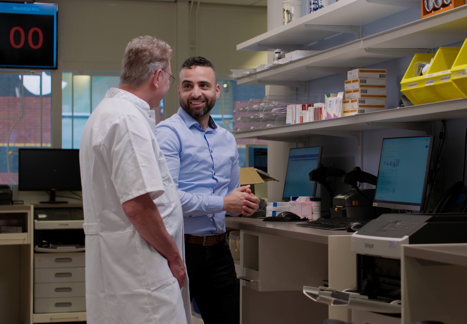 IT Medewerker aan het werk