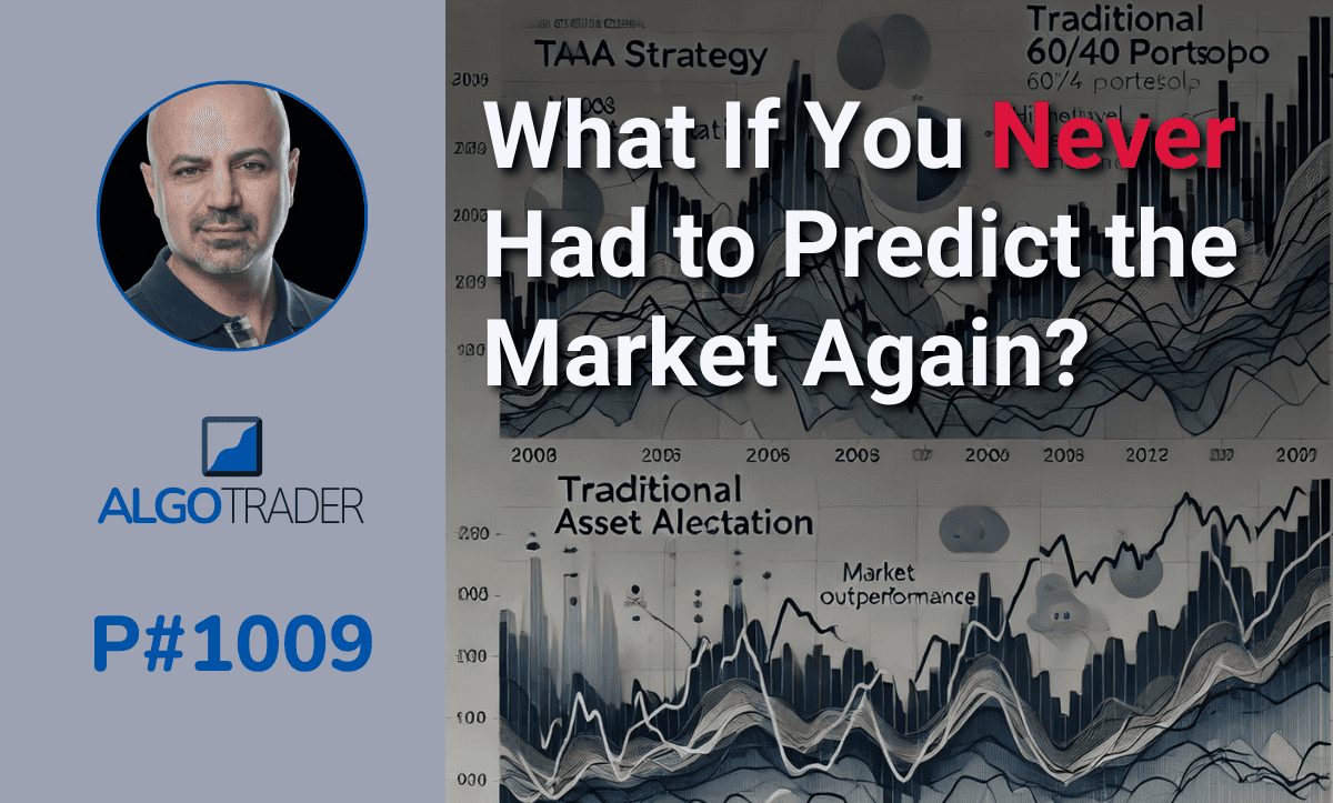 What If You Never Had to Predict the Market Again? A bold financial cover image featuring Tactical Asset Allocation (TAA) strategy comparisons and performance insights.