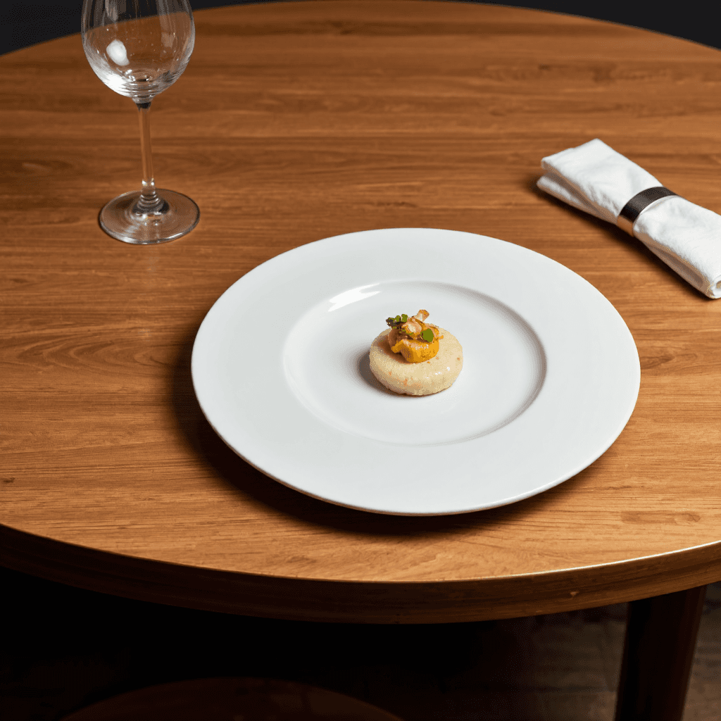 product photography of Gourmet food dish
