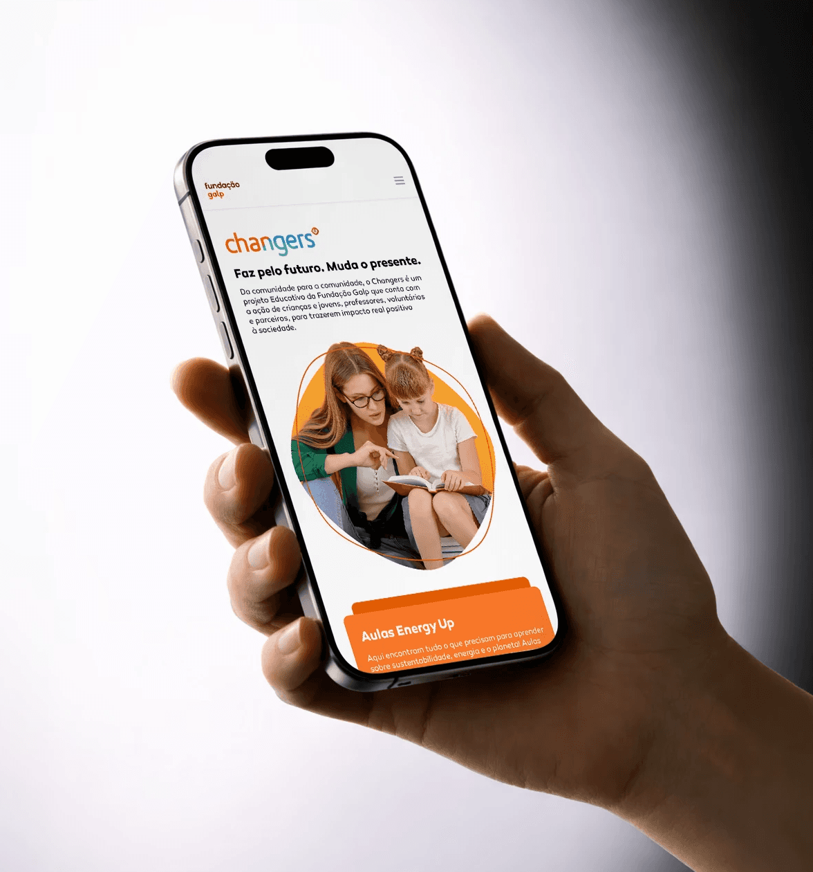 Top view of coffee can mockup with bold black typography on white background