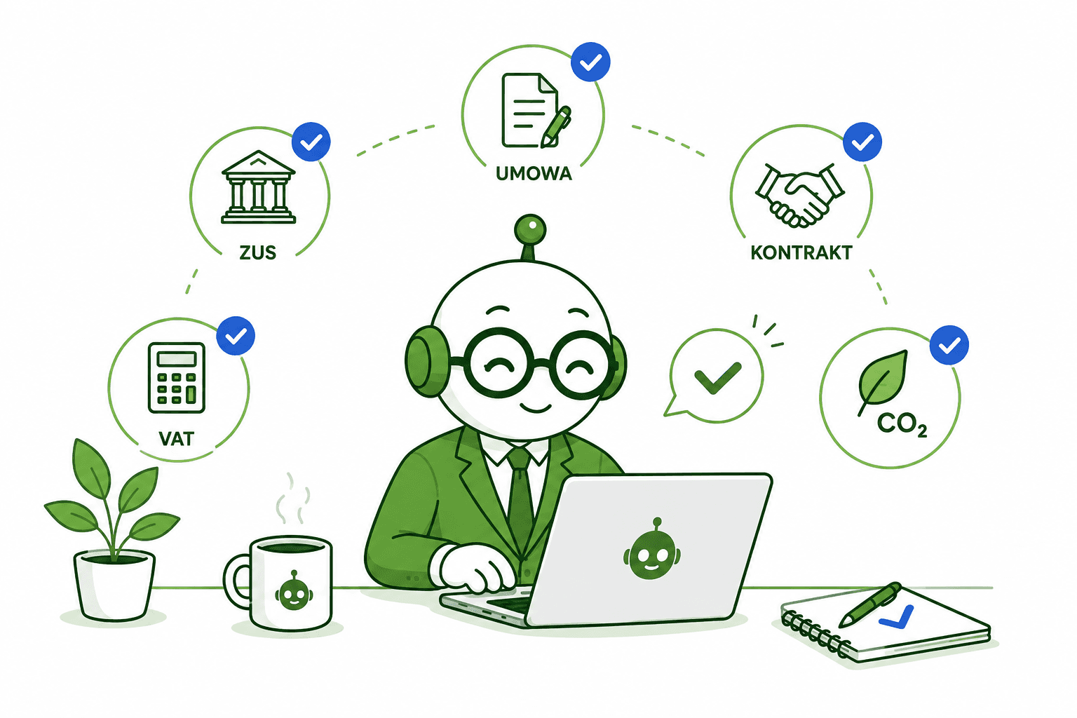bezpieczne zarządzanie kontraktami B2B ilustracja