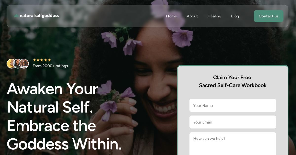 NaturalSelfGoddess Website