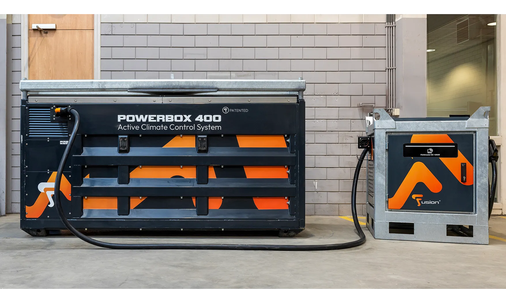 Swappable battery by Fusion