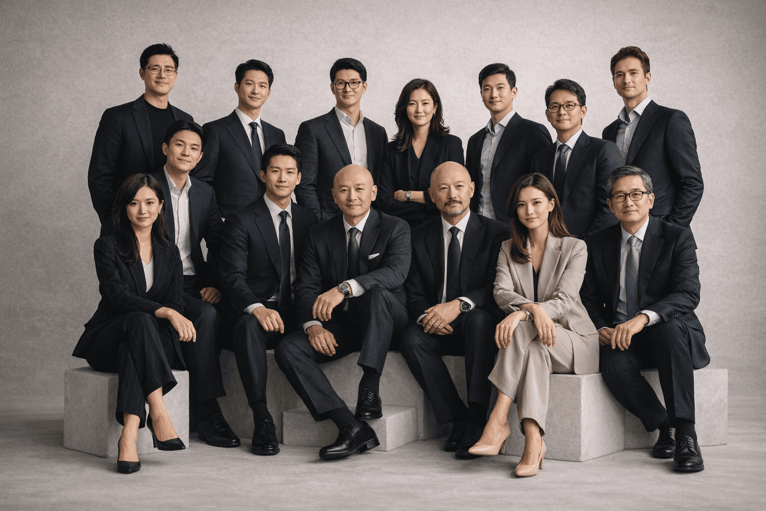 Black and white image of people working at a table with laptops, showing hands gesturing during discussion of digital content displayed on screens, with fabrica® logo in the corner.