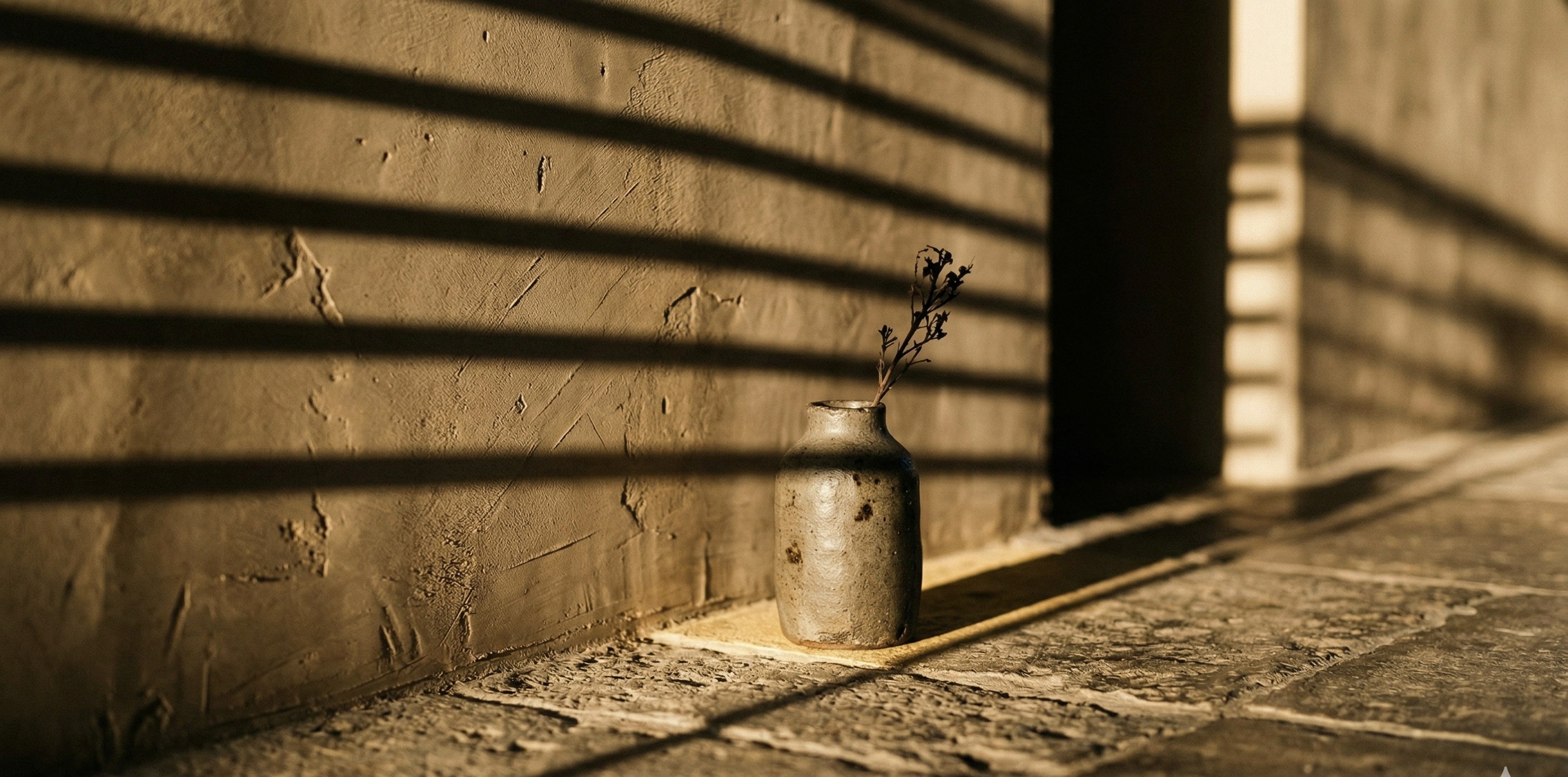 a gray couch with four pillows on it