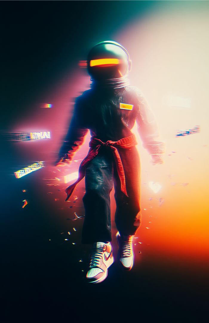 Black plastic pouch on velvet