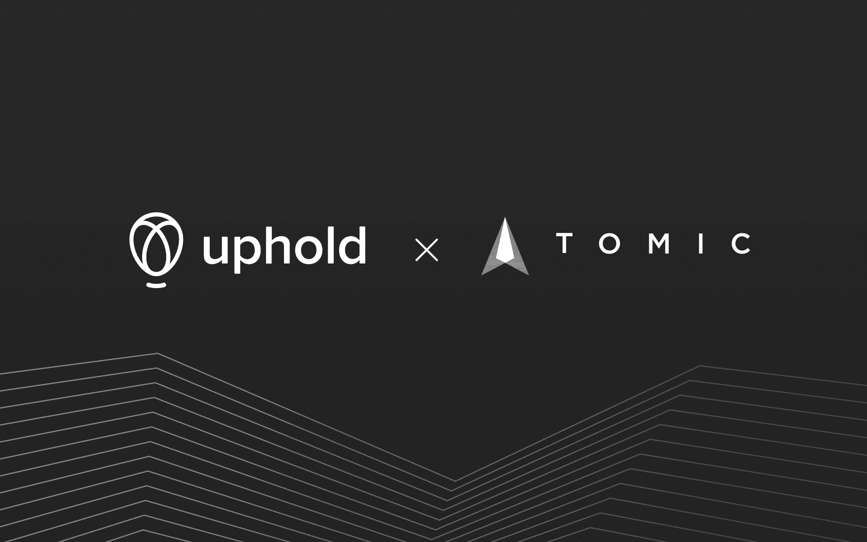 Uphold and Atomic logos