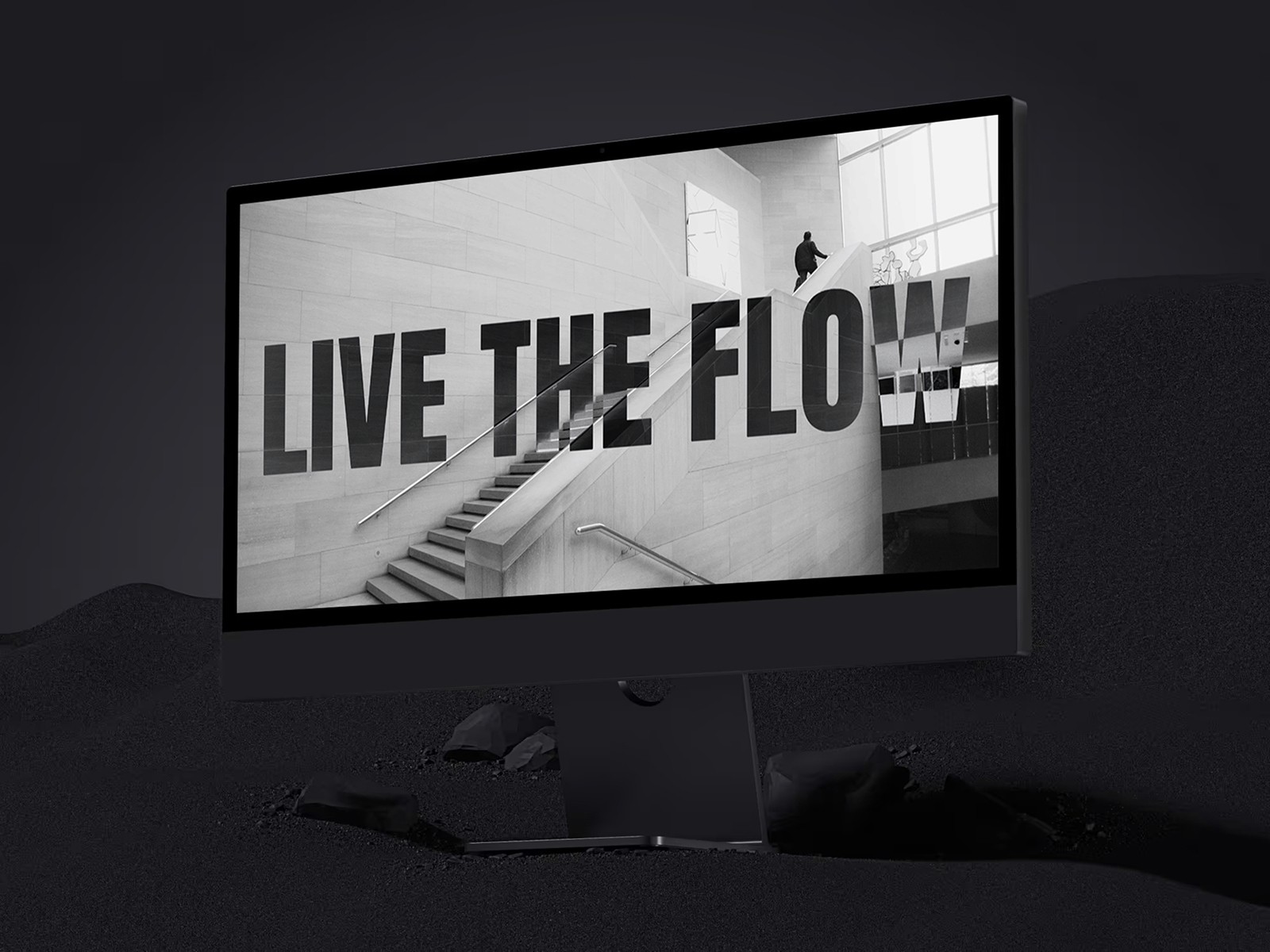 EstateFlow — 高级暗黑动效创意机构官网设计灵感