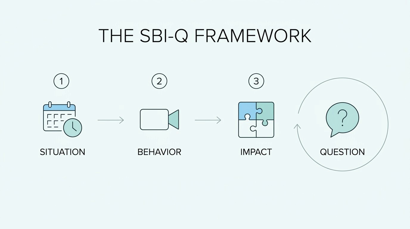The SBI-Q Framework: How to Structure Every Feedback Moment