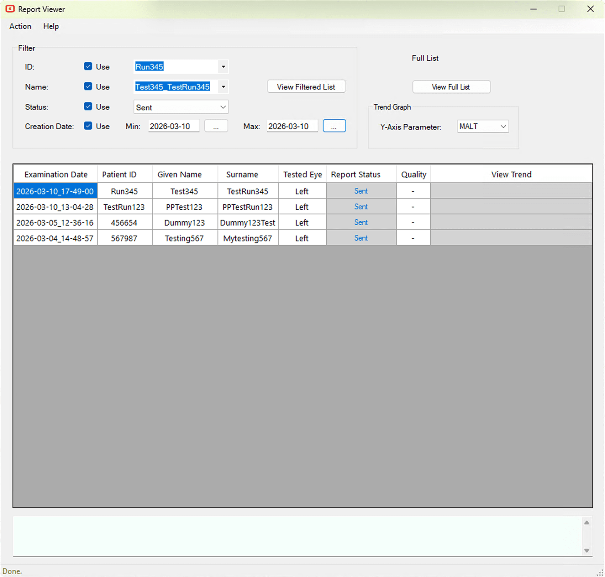 original report viewer