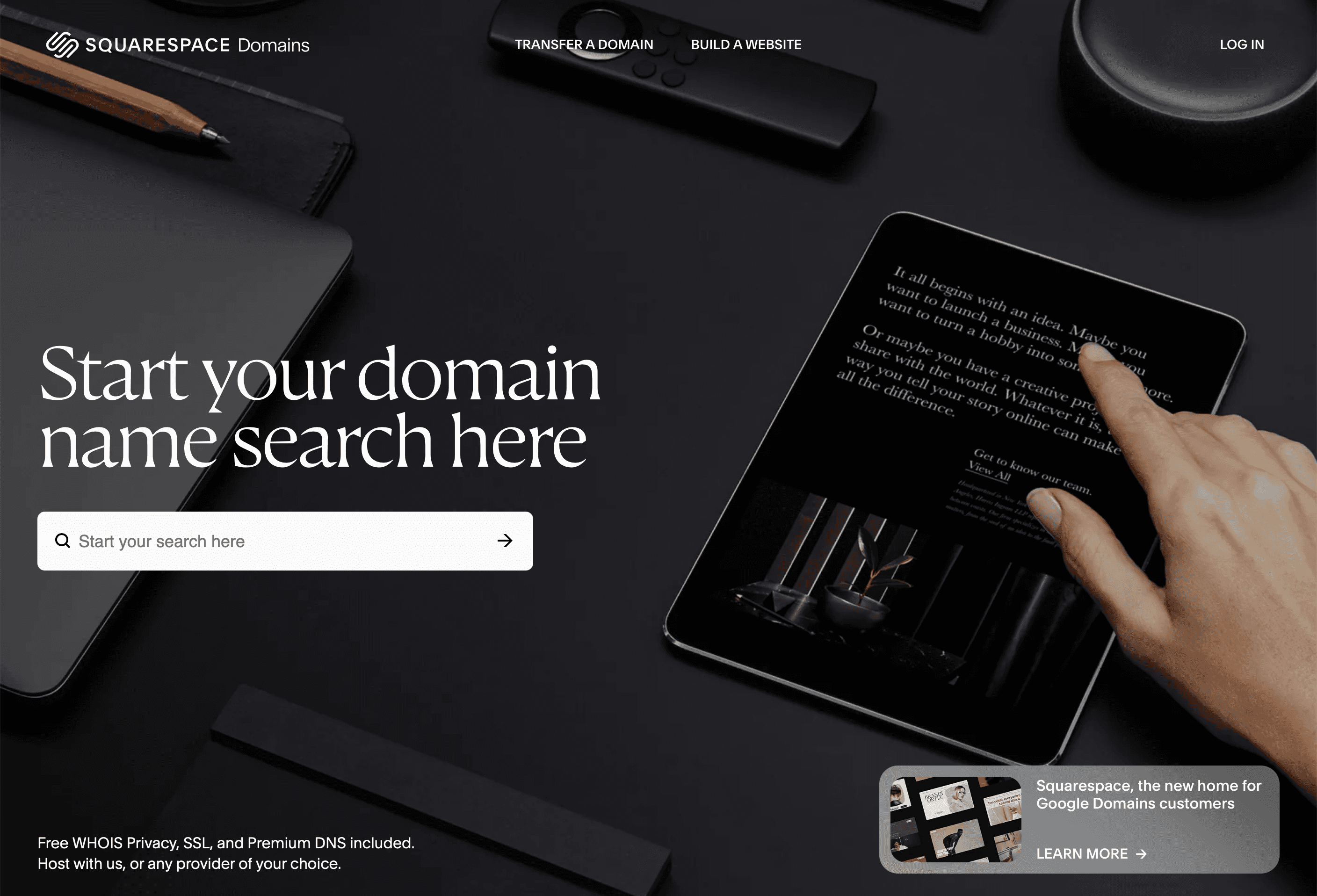 Squarespace domains