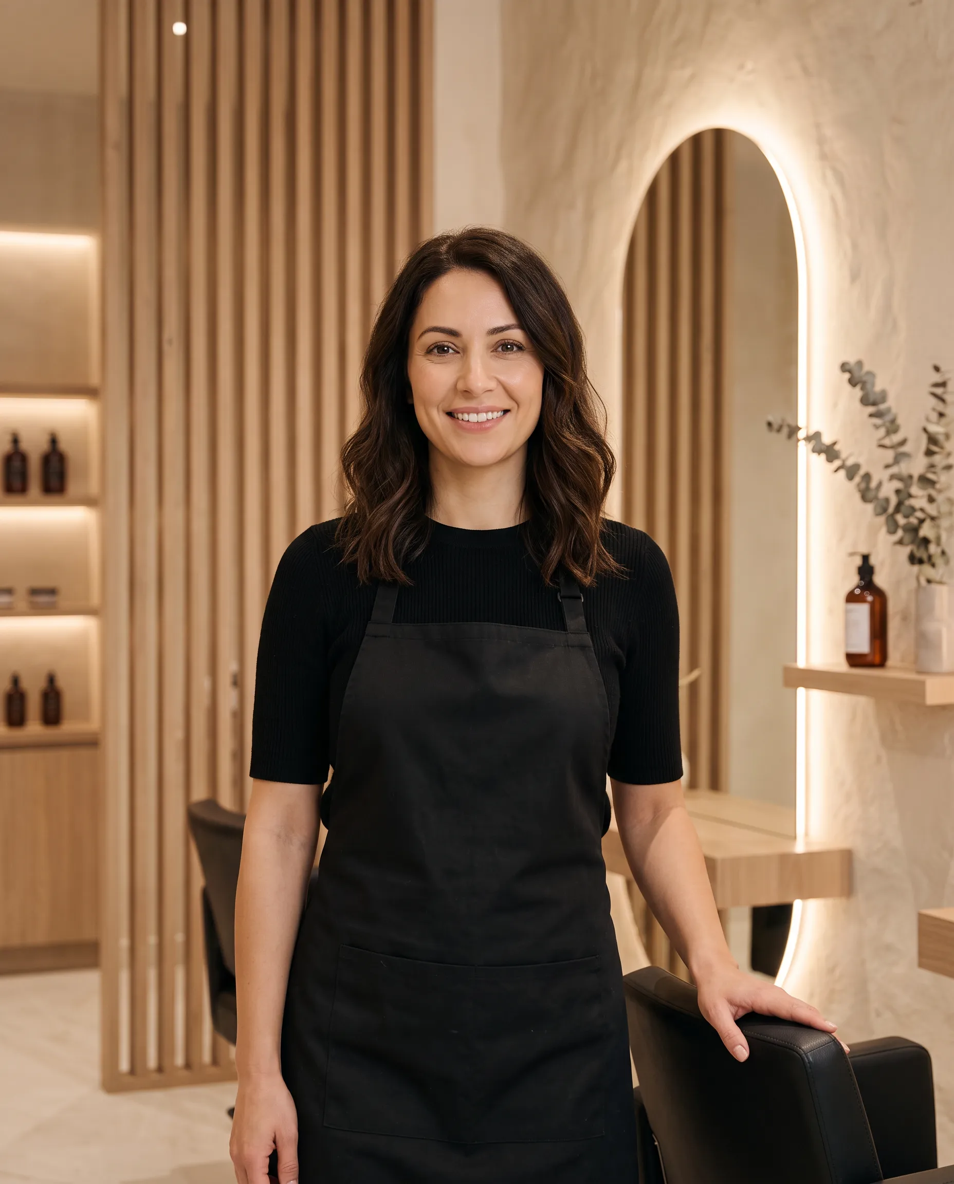 Nadia Clarke, founder of Scissor, at the studio