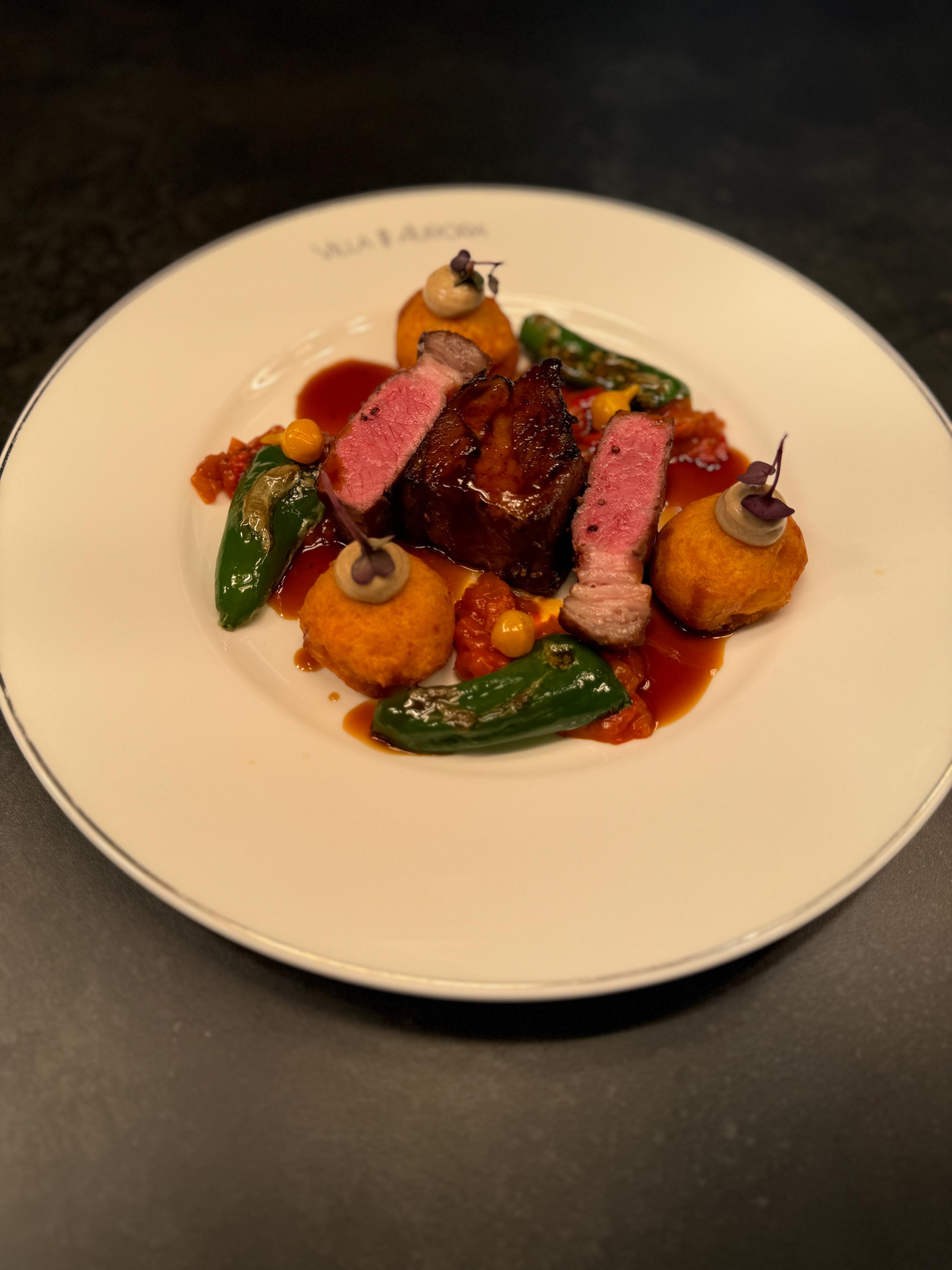 Rinderfilet mit Gemüse