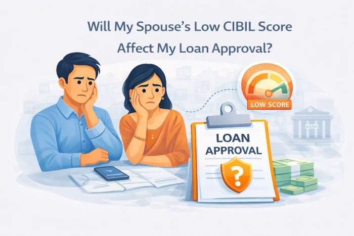 Will My Spouse’s Low CIBIL Score Affect My Loan Approval?