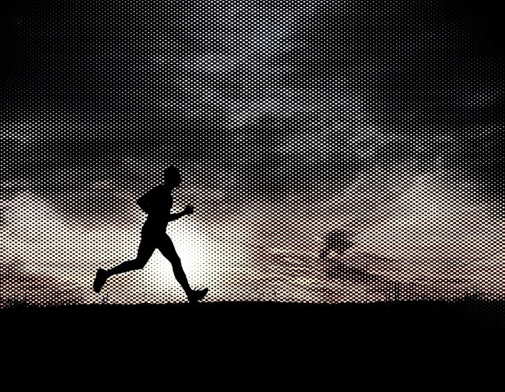 man riding a bicycle