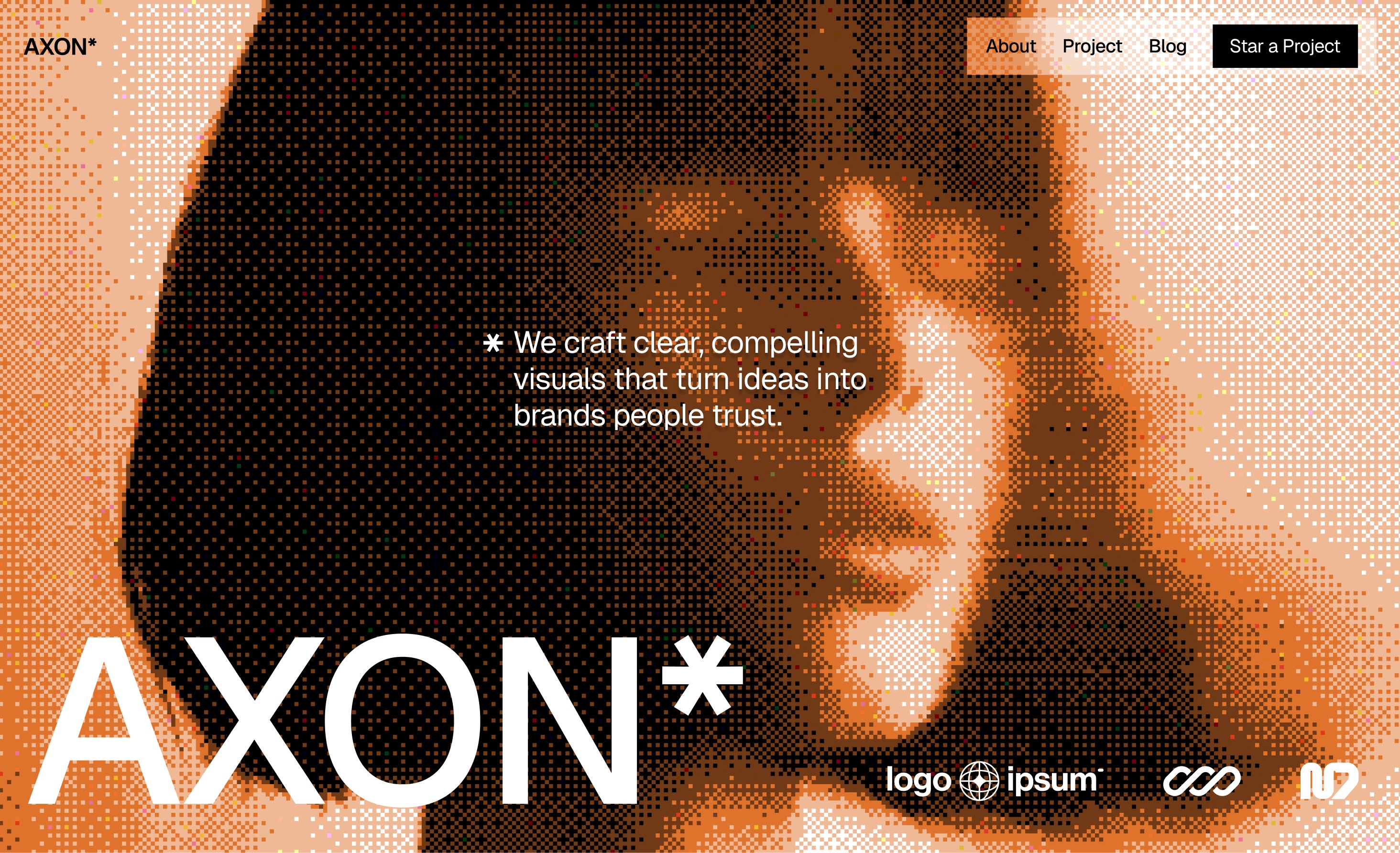 Agency website concept