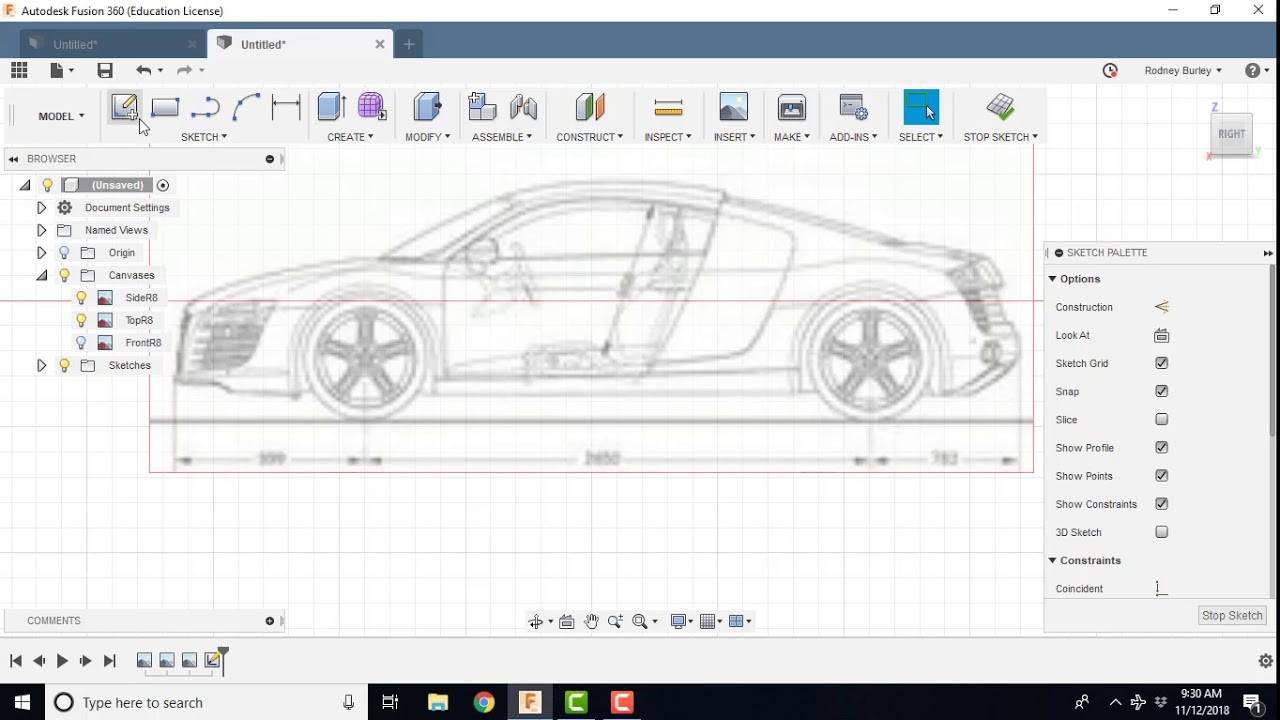 Autodesk Fusion 360 running on Vagon's cloud computer