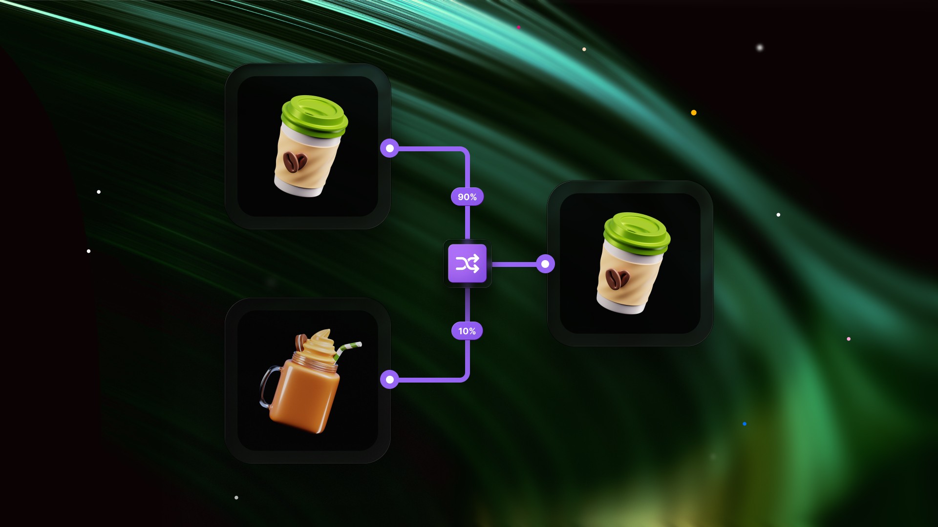shuffle cloned instances component for Framer