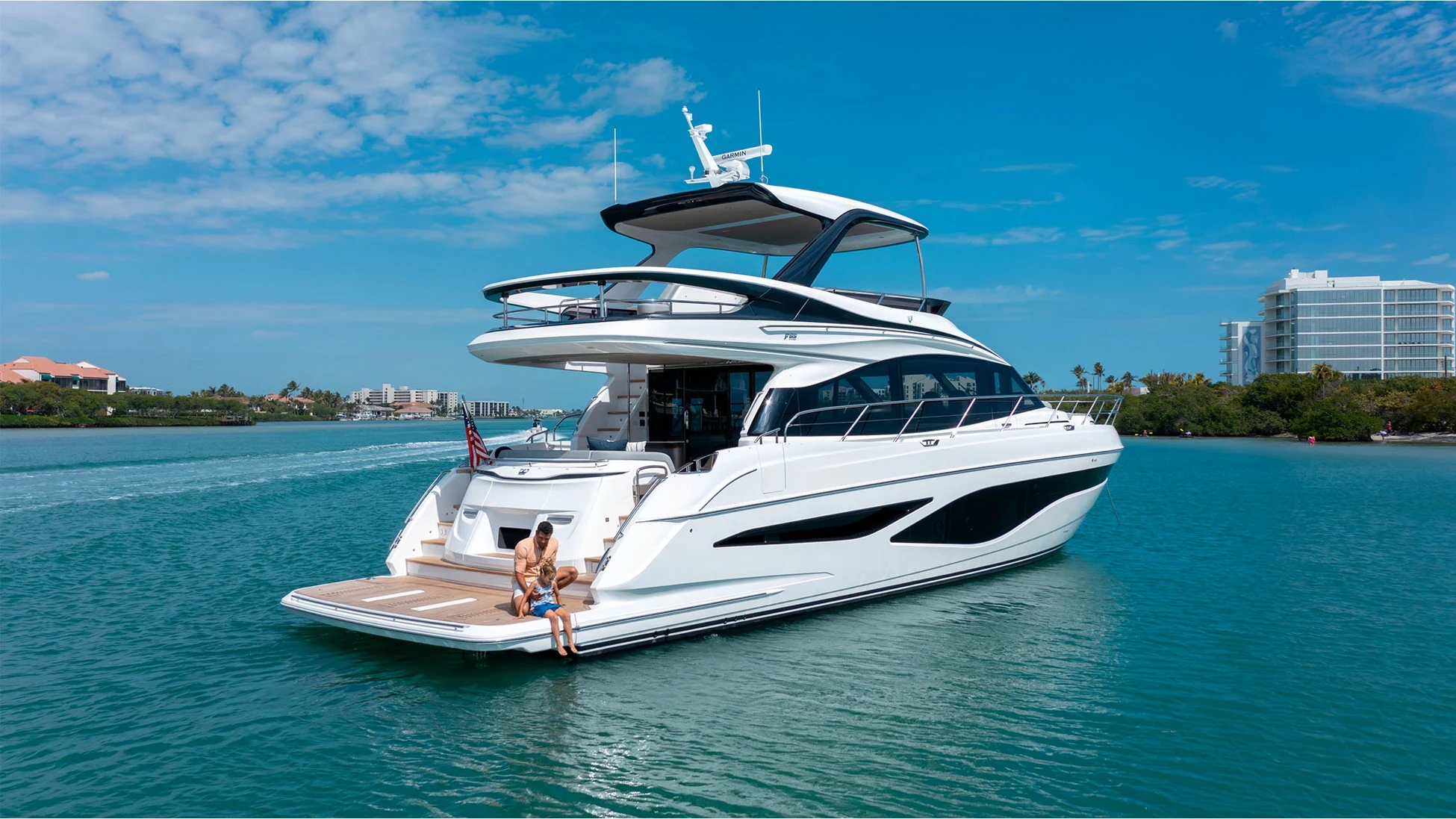Princess F65 Stern