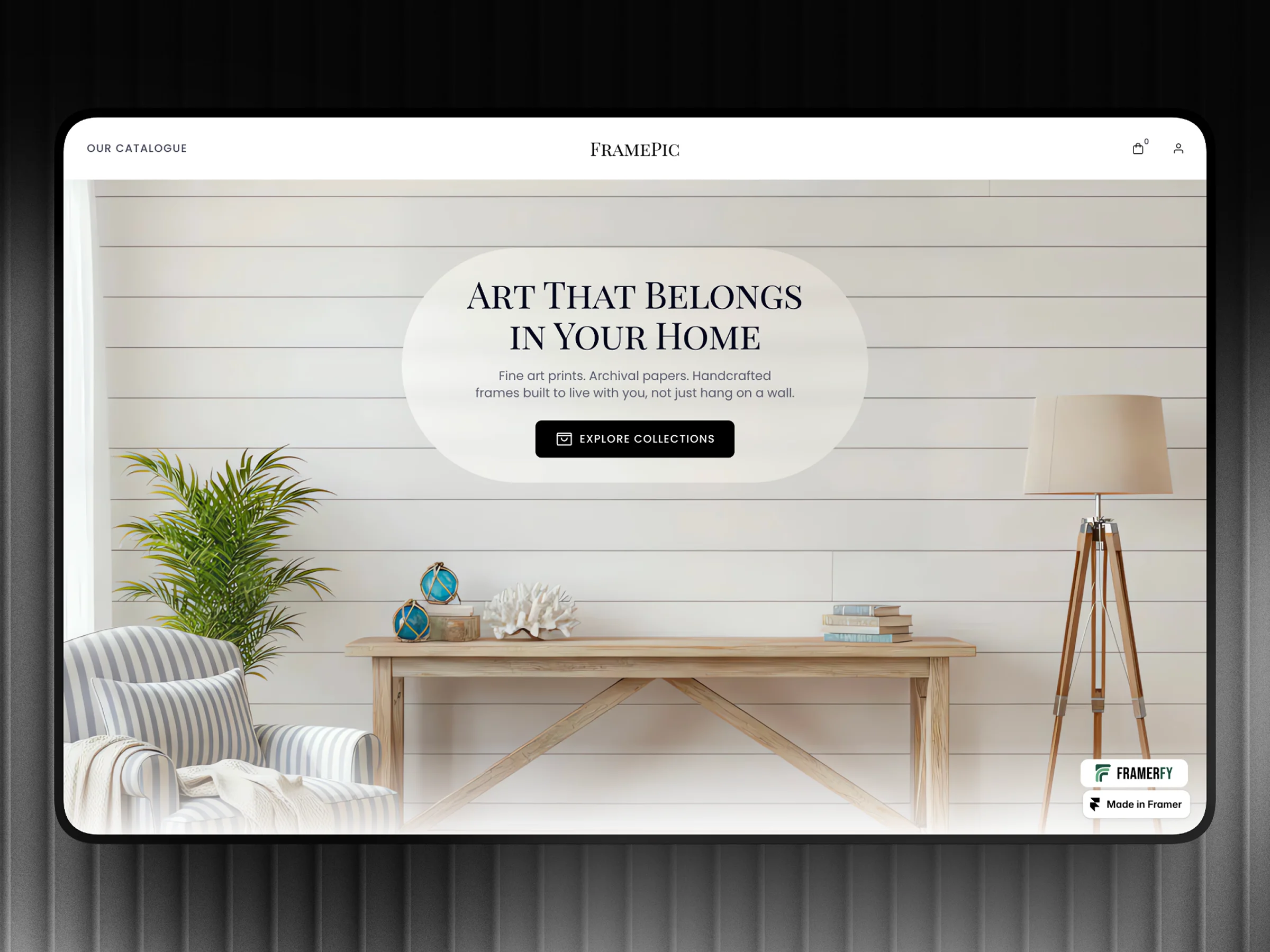 House of AI Images - Framer x Shopify store template created with Framerfy