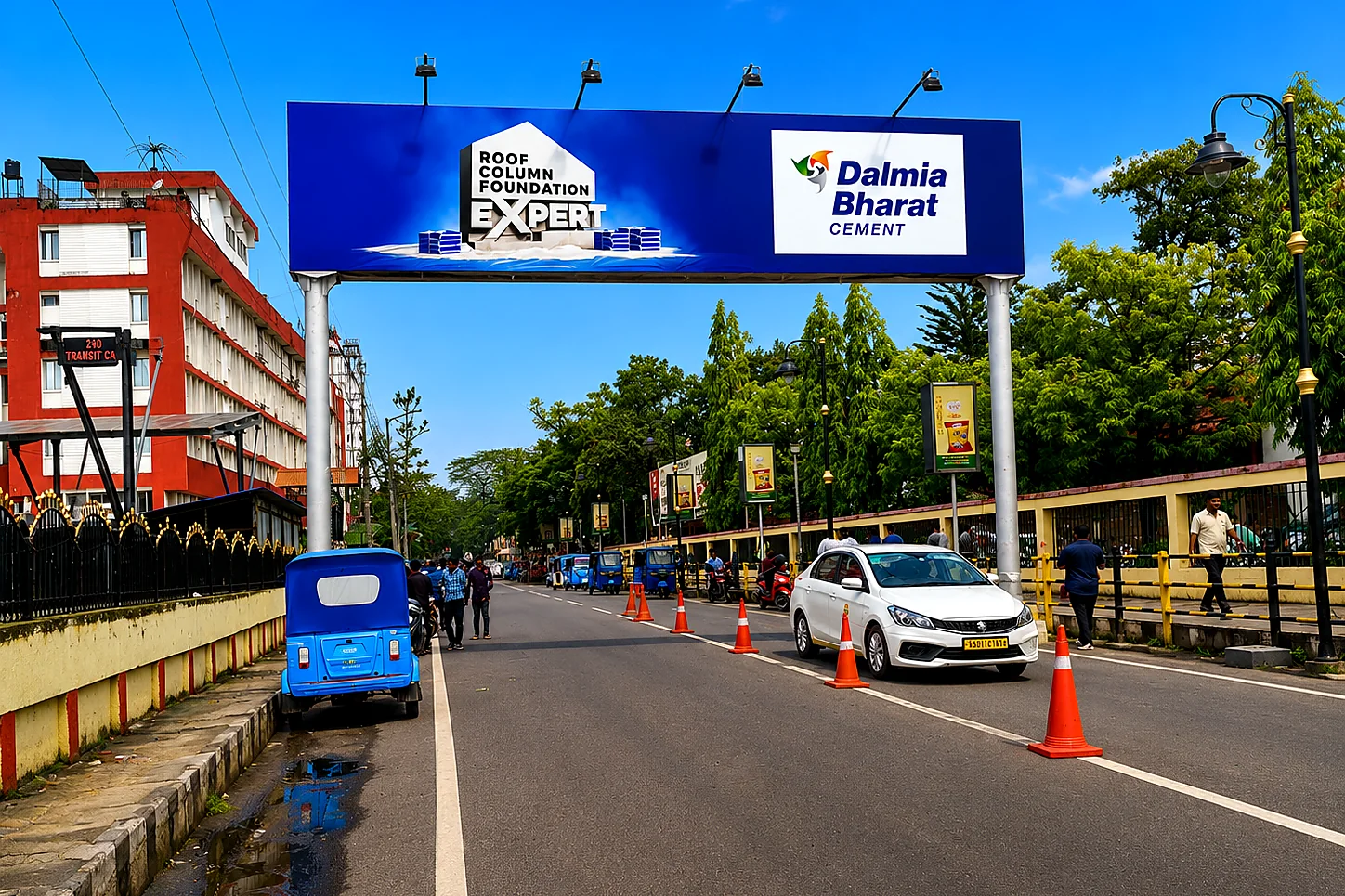 Dalmia Bharat Cement gantry hoarding, Guwahati