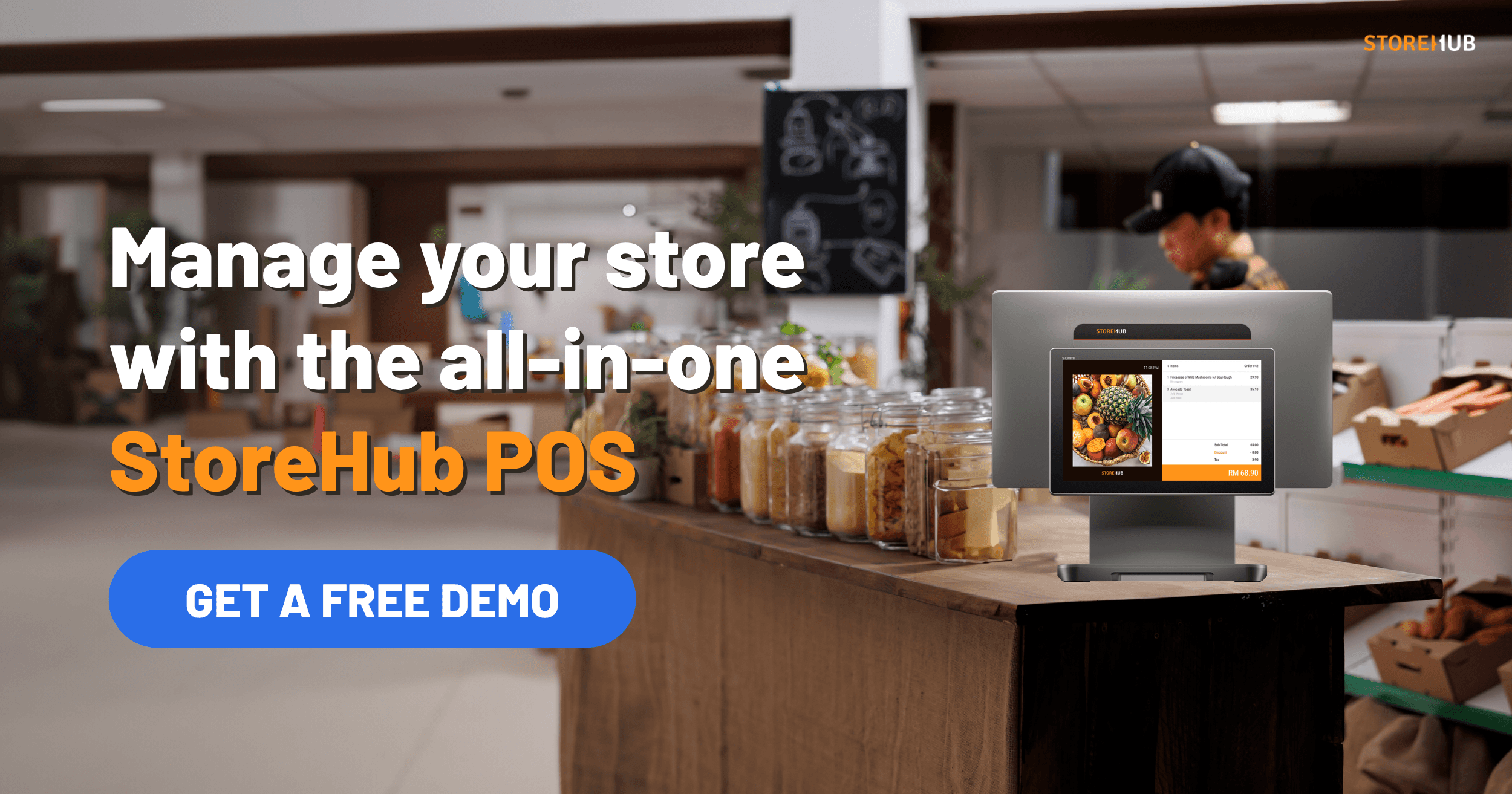 Manage your convenience store with the all-in-one StoreHub POS System. Get a free demo.