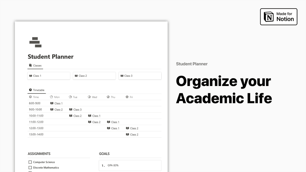 Notion Student Planner Banner Image 1