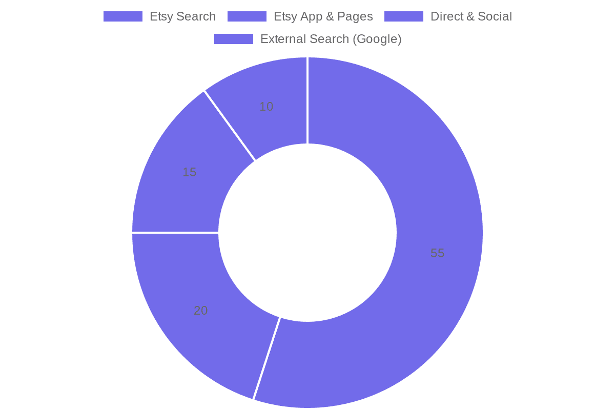 Average Etsy Traffic Sources Breakdown