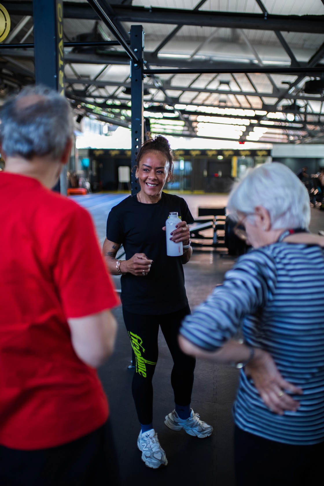 Sala pesi cardio attrezzature Technogym palestra Freetime Monteverde