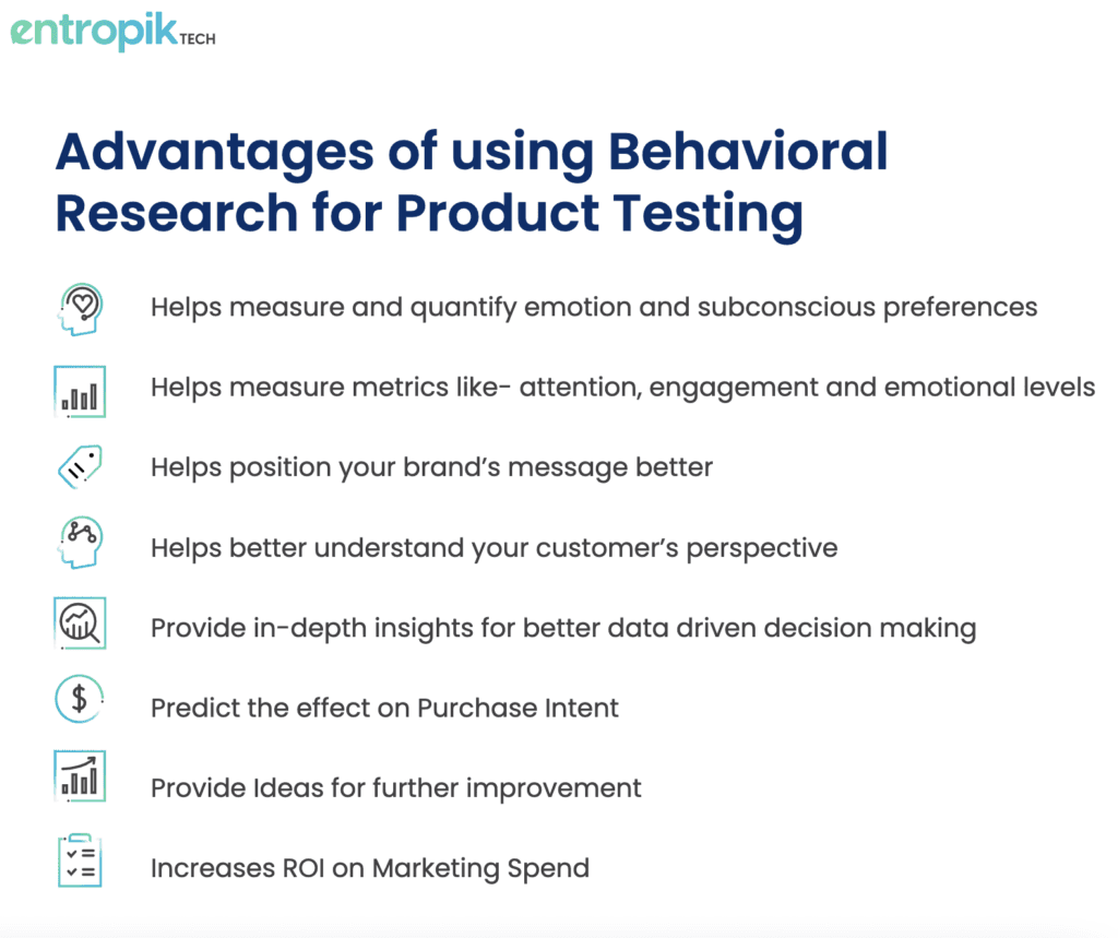 Advantages of using Behavioral Research for Product Testing