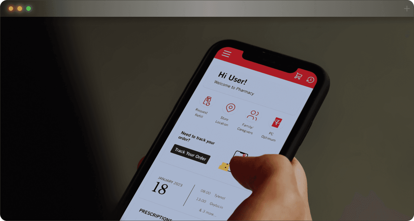 Shoppers Drug Mart Digital Pharmacy redesign cover