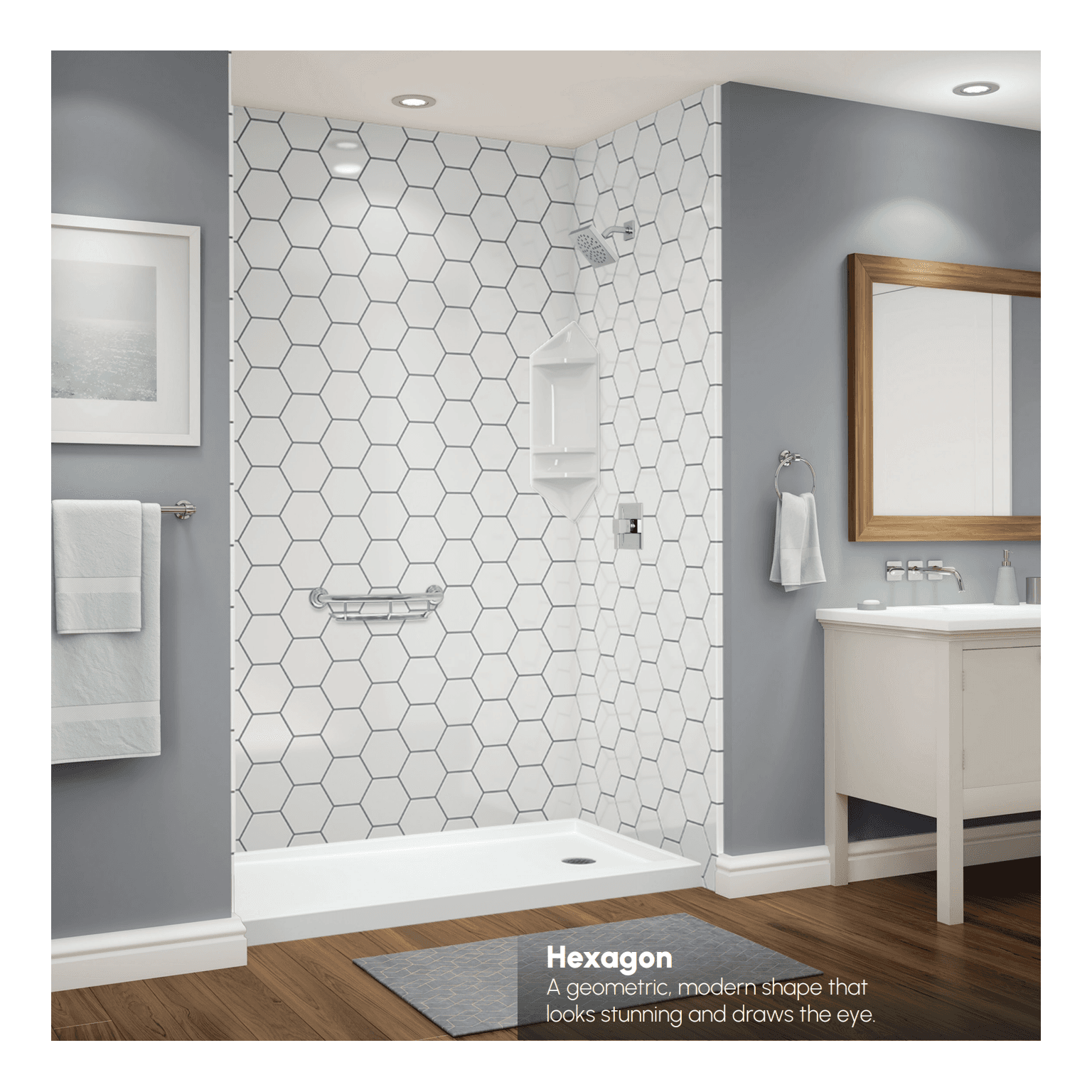 Full moon rising over a dark, silhouetted mountain ridge.