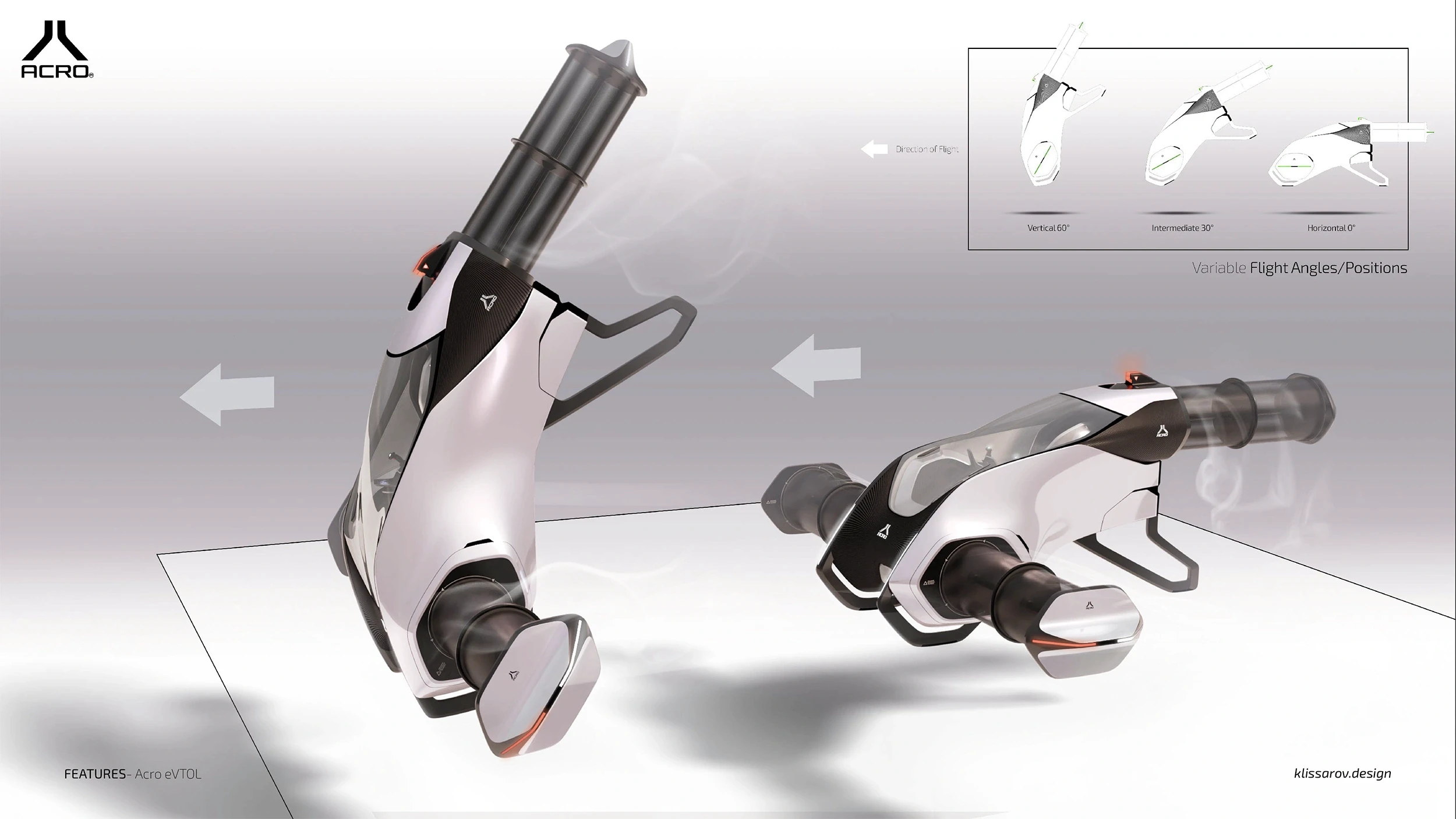 acro evtol design features