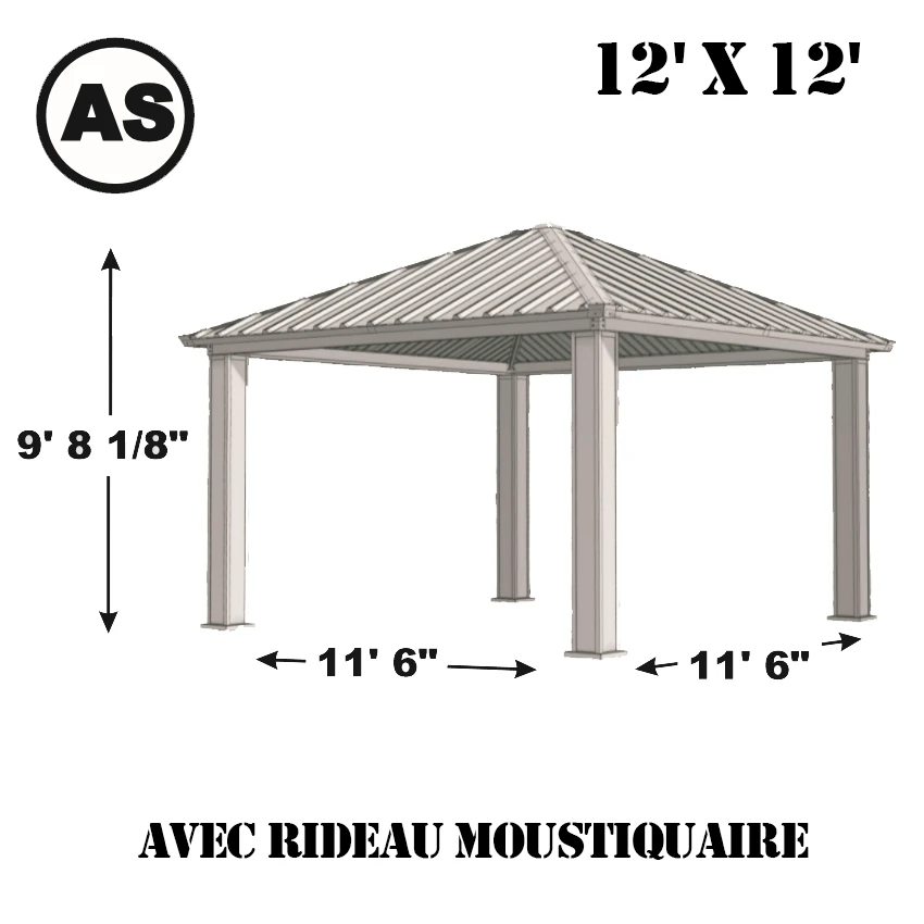 Gazebo Maison Jaune