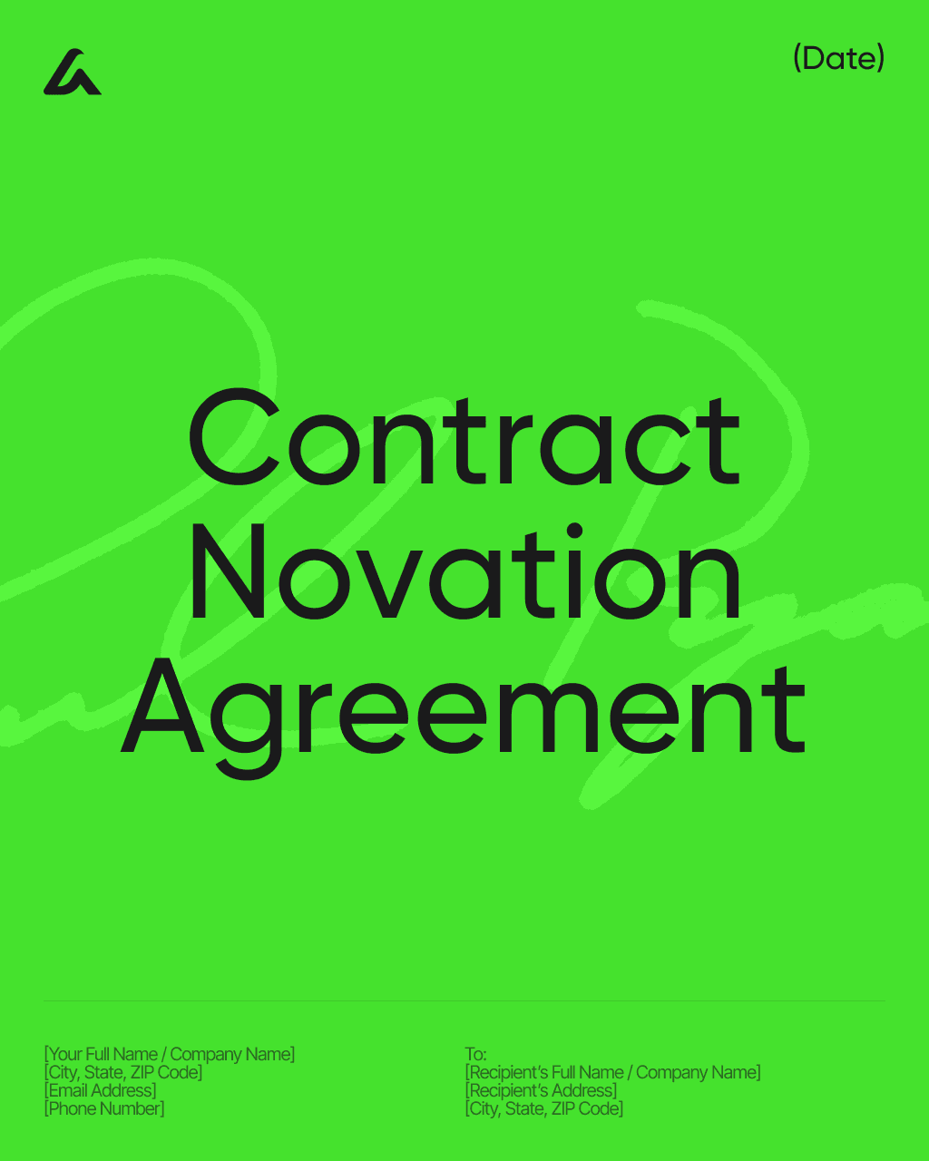 Contract Novation Agreement