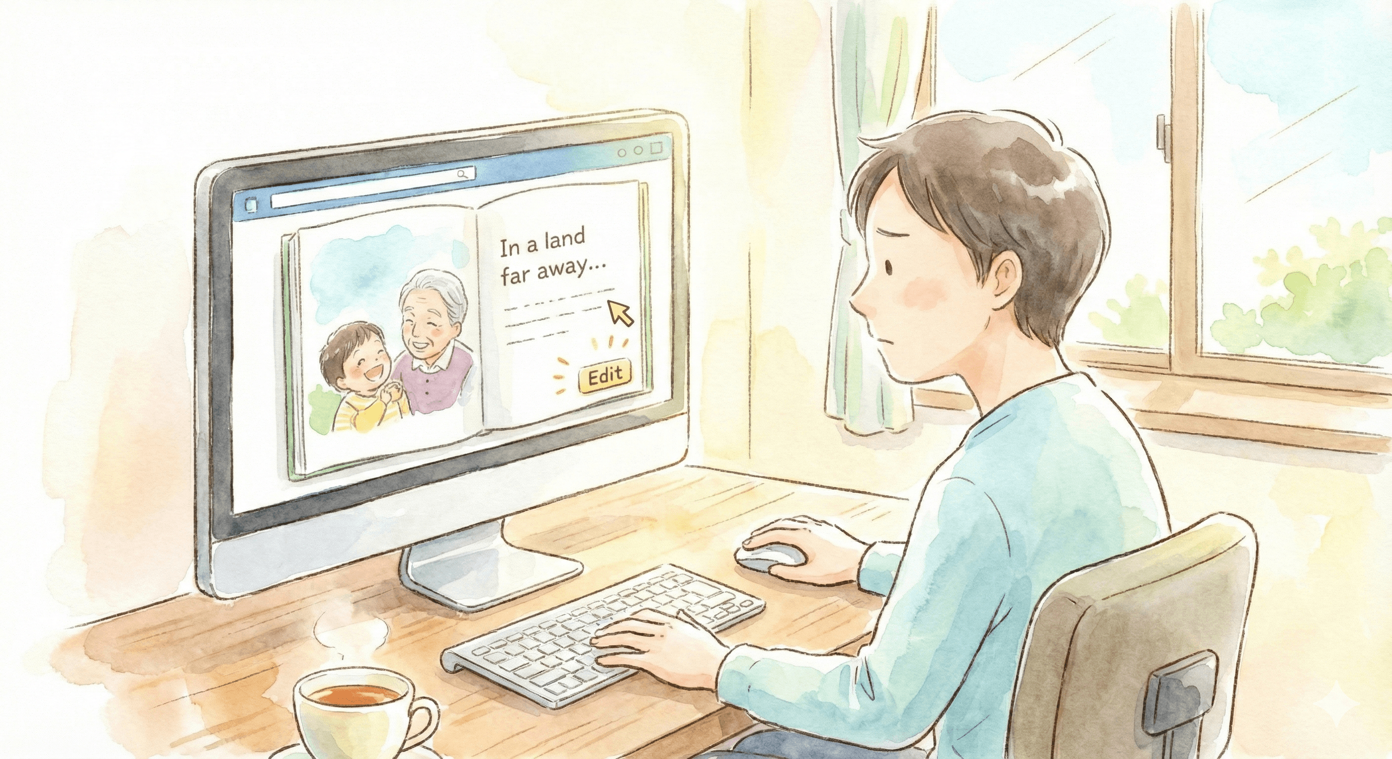 A winding road cuts through rocky terrain, surrounded by patches of green grass and illuminated by sunlight.