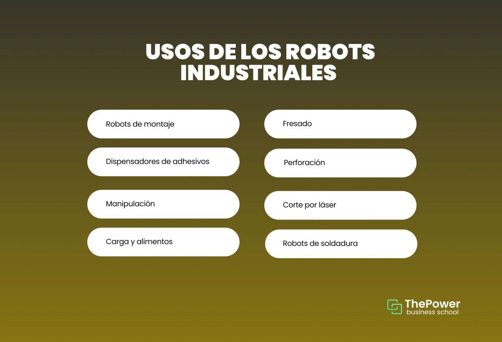 Usos de los robots industriales 