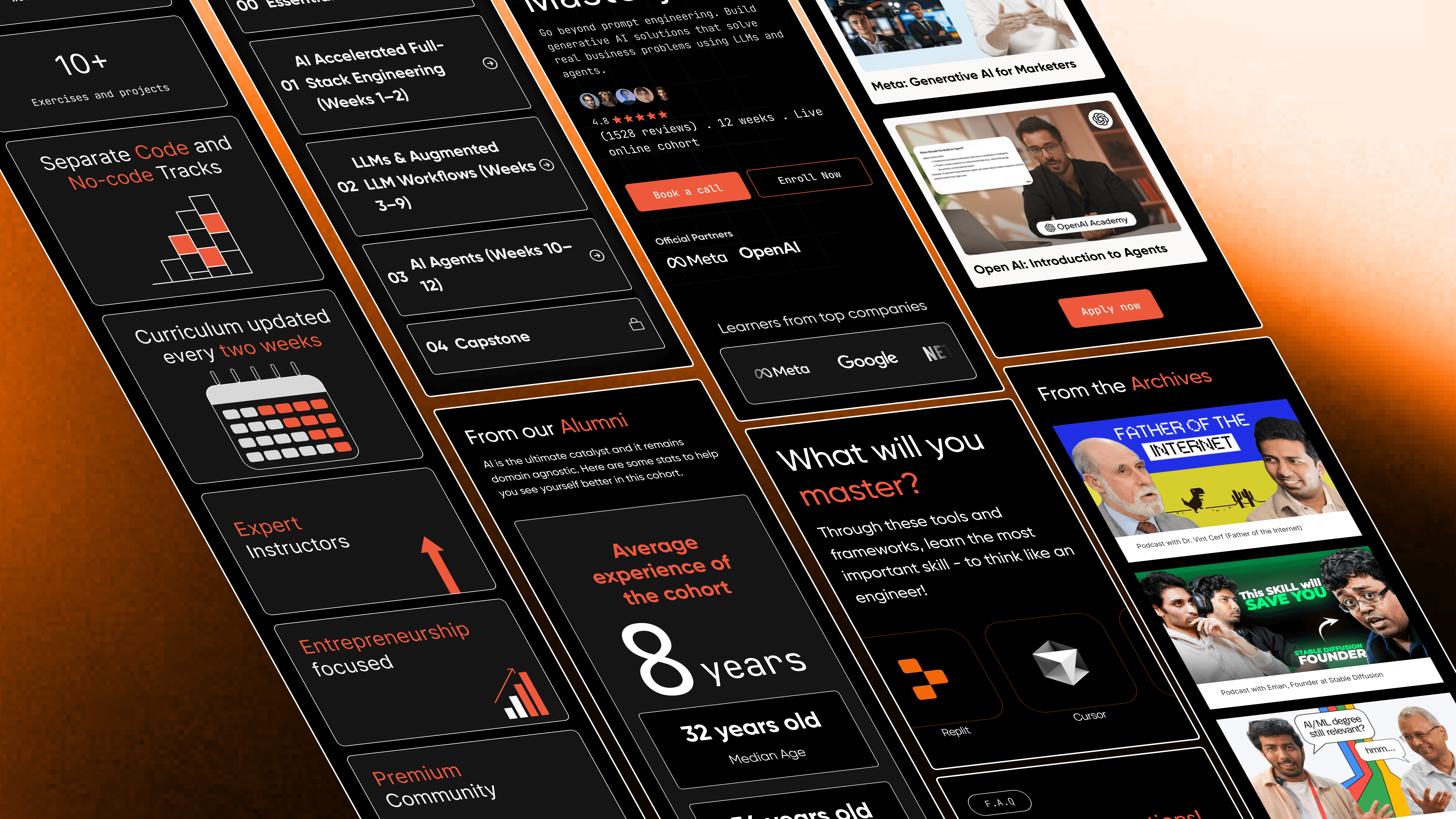 website screens mobile view