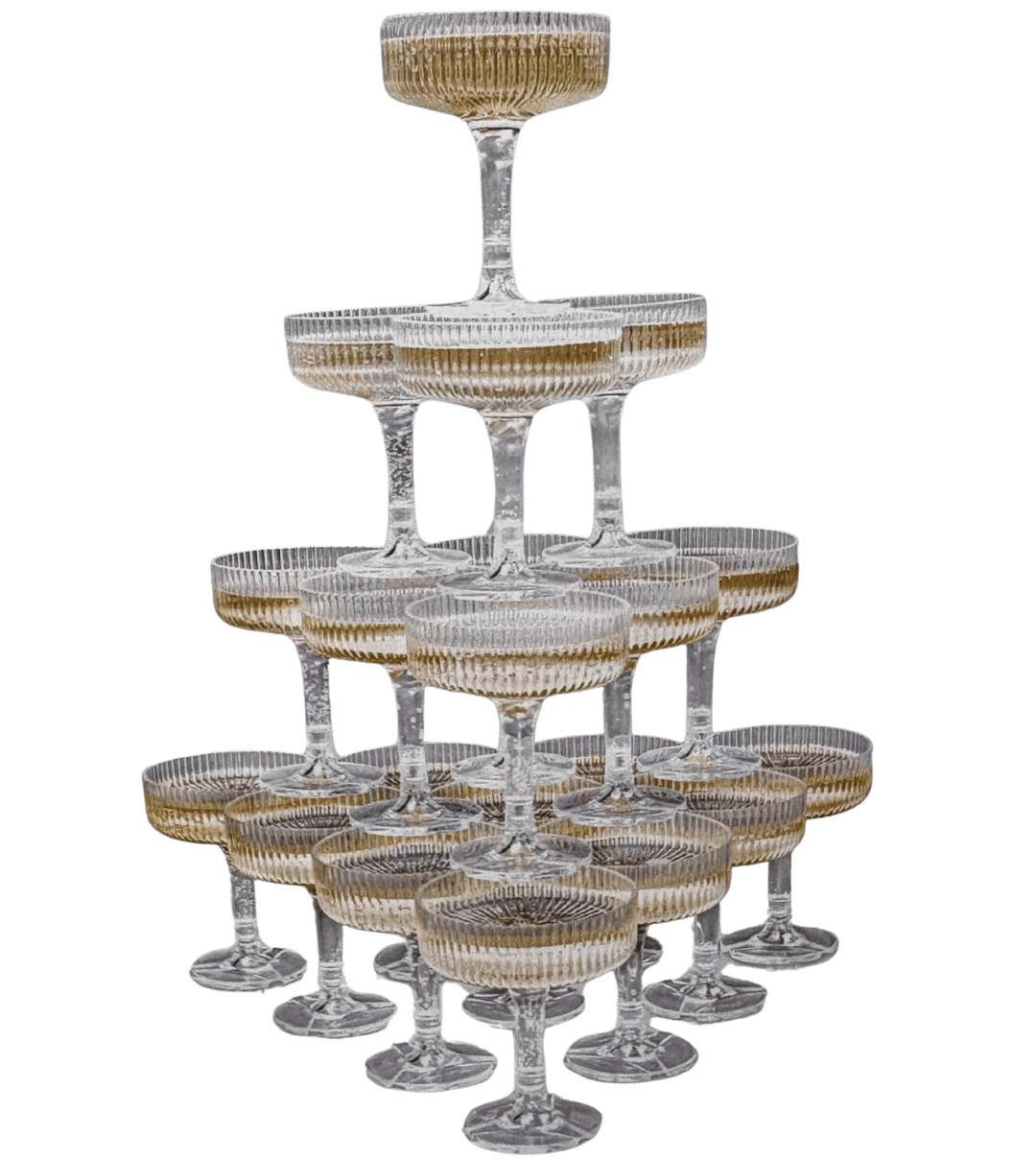 Image of a Stackable Champagne Tower