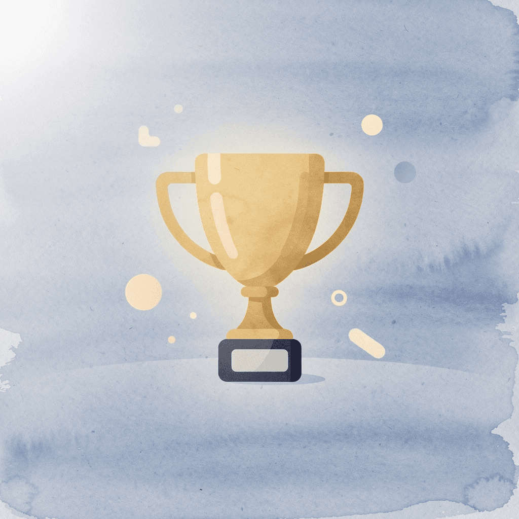 Trophy icon representing 70th birthday milestone achievement - 70th Birthday Party Ideas