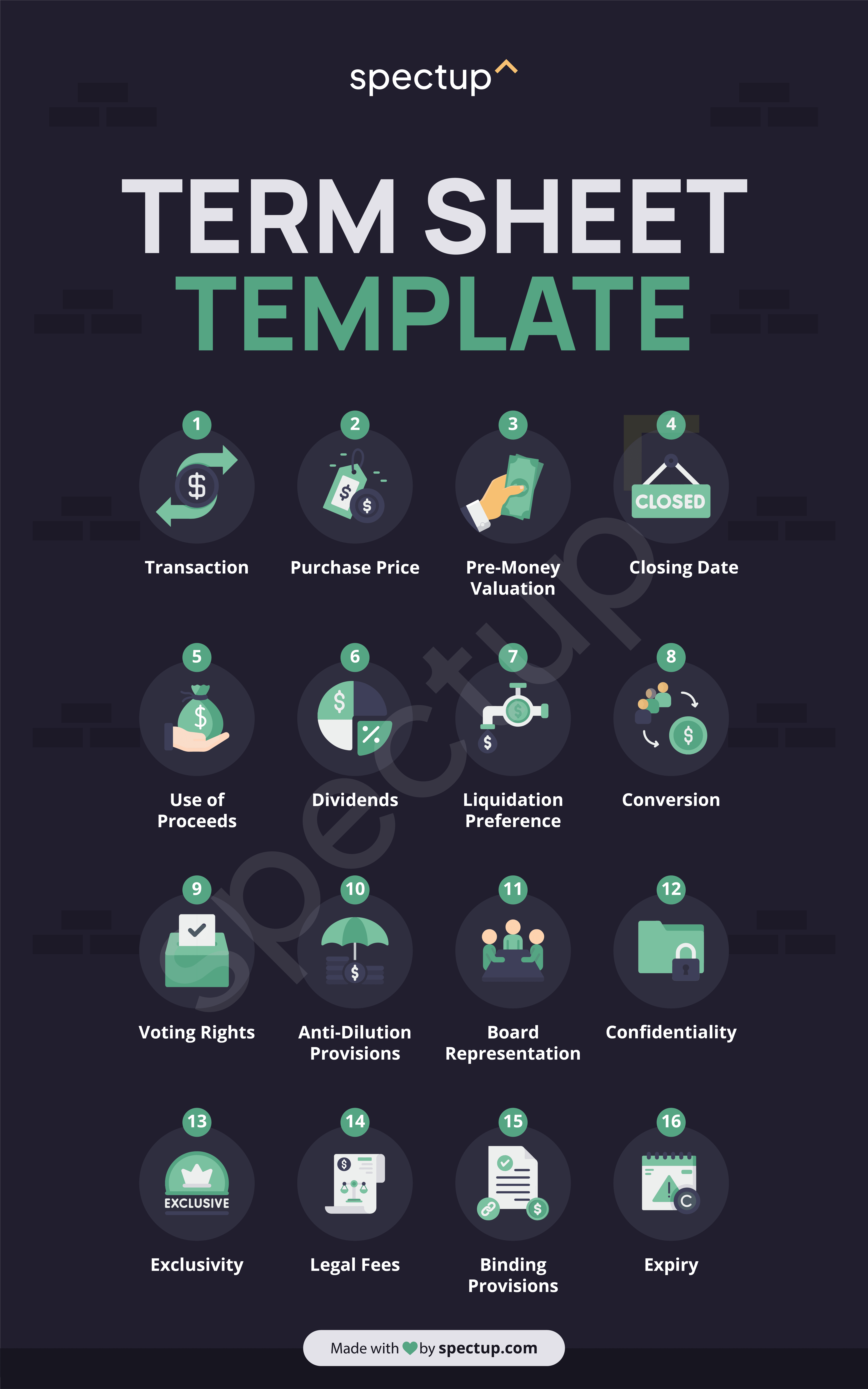 Infographic: Term Sheet - Template
