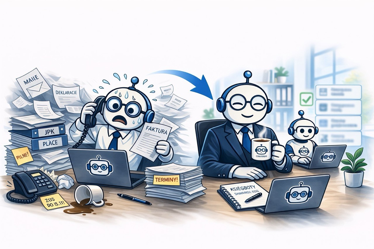 Delegowanie zadań w biurze rachunkowym – od chaosu dokumentów do uporządkowanej pracy dzięki AI
