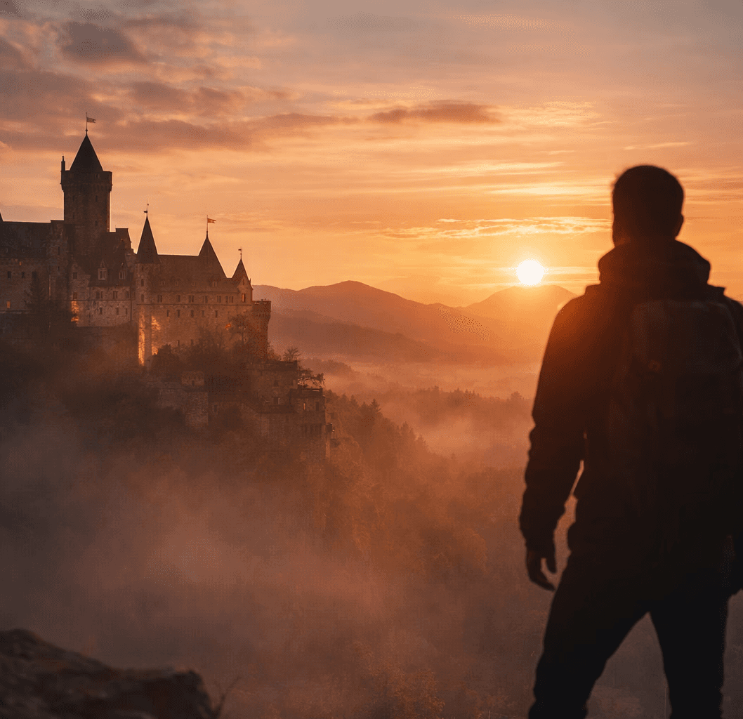 photo of brown bench near swimming pool