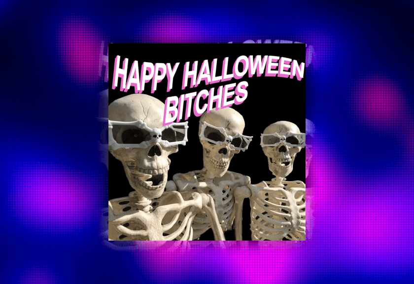 Dirty thirty birthday invitation with a bold red and white design and floating hearts, inspired by Taylor Swift